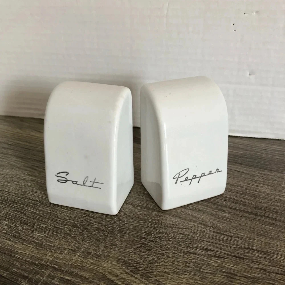 Vintage Art Deco Ceramic Salt and Pepper Shakers